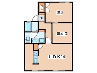 オレンジヒルズの物件間取画像